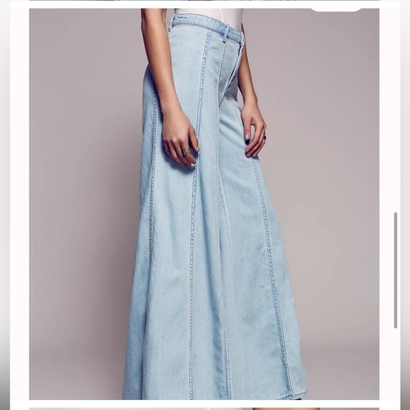 Free People Gilmore Landon Wideleg Jeans - Picture 6 of 12